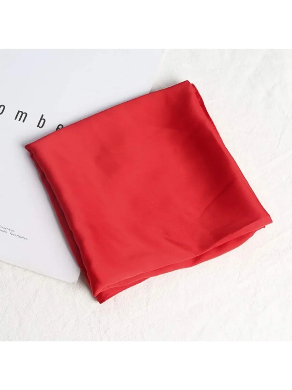 Satin Neck Scarf Set - 6 Pack Square Handkerchiefs for Women - Fashion Accessory